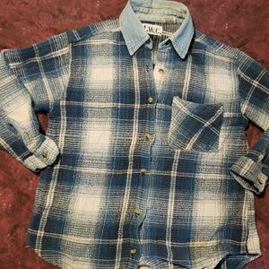 M.W.C. plaid long sleeve shirt